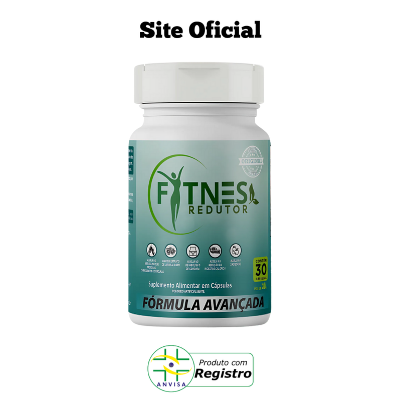 Fitness Redutor Original 30cp - A Solução Para o Seu Controle de Peso! - Promoção Exclusiva + Frete Grátis