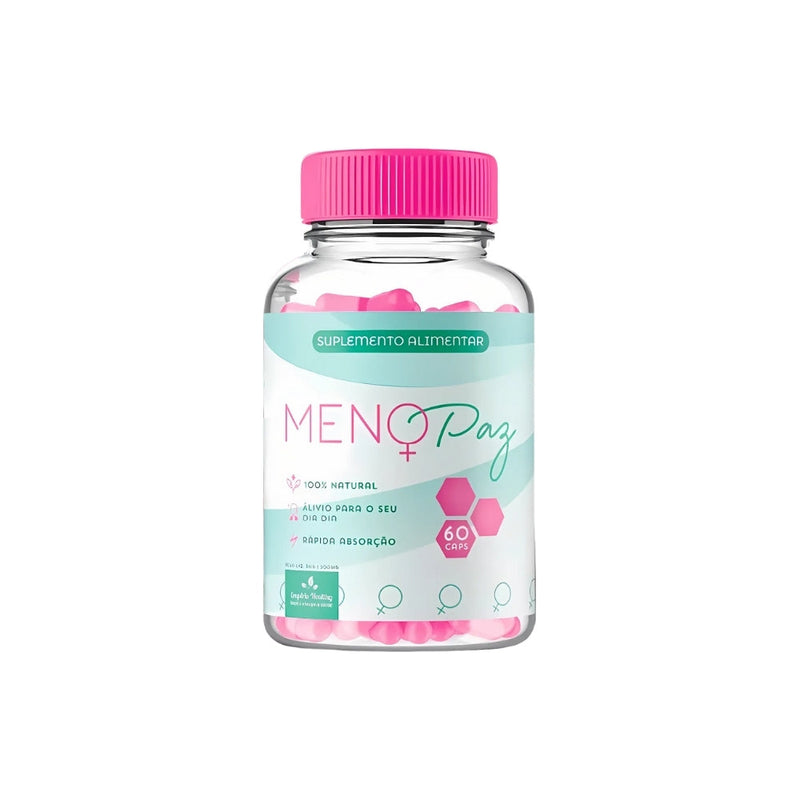 MenoPaz Original 60cp - Diga Adeus à Menopausa - Promoção Exclusiva + Frete Grátis