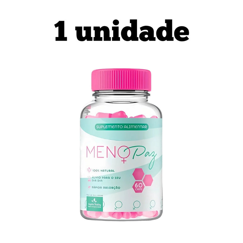 MenoPaz Original 60cp - Diga Adeus à Menopausa - Promoção Exclusiva + Frete Grátis