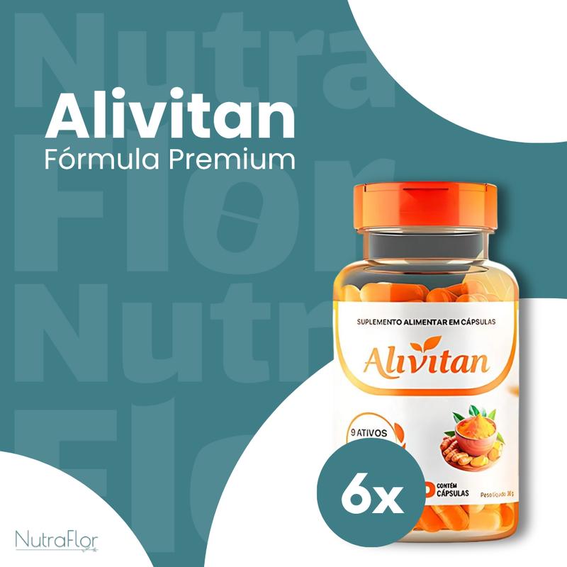 Alivitan Original 60cp - Suplemento Natural - Promoção Exclusiva + Frete Grátis