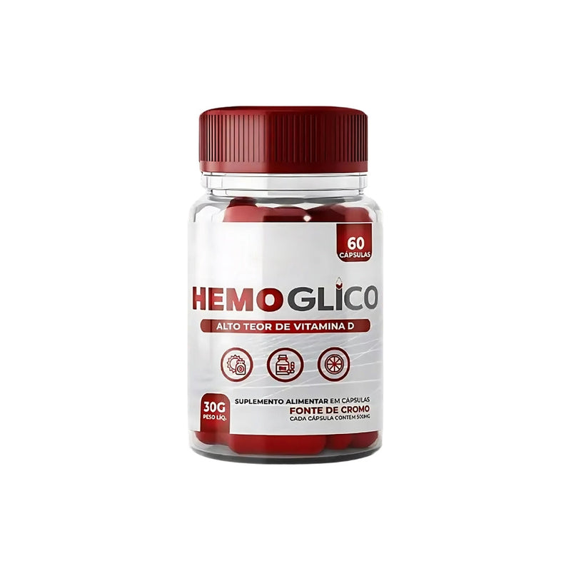 Hemoglico Original 60cp - Controle sua Diabetes - Promoção Exclusiva + Frete Grátis