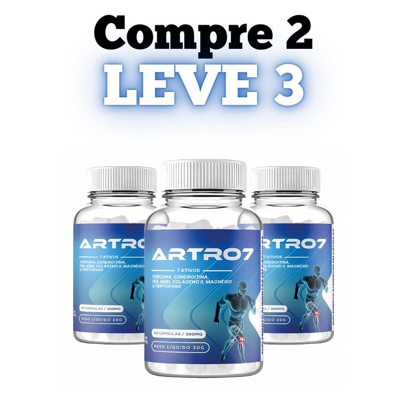 Artro7 Original 60cp - Melhora nas Articulações - Promoção Exclusiva + Frete Grátis