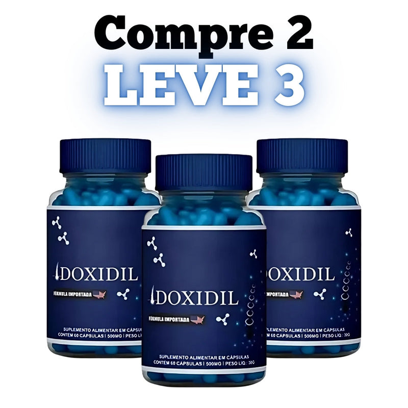 Doxidil Original 60cp - Fim da Calvice - Promoção Exclusiva + Frete Grátis