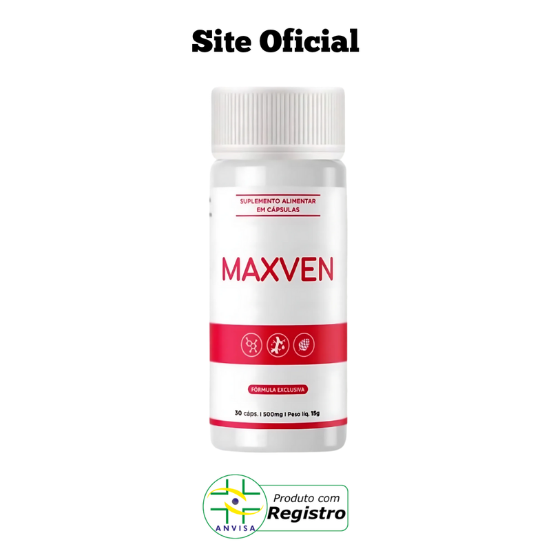 Maxven Original 30cp - Acabe Com as Varizes e Não Sinta Mais Vergonha - Promoção Exclusiva + Frete Grátis