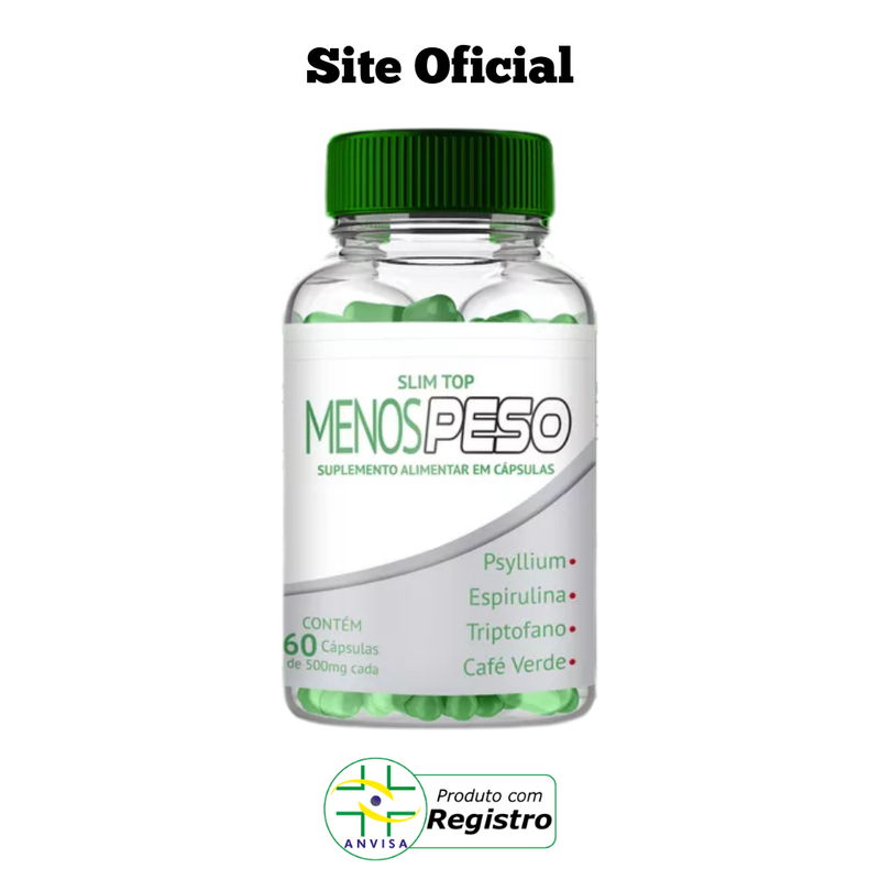 Menos Peso Original 60cp - Suplemento Natural - Promoção Exclusiva + Frete Grátis