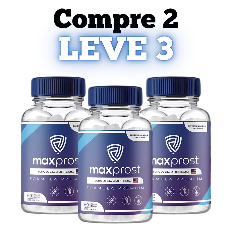 Maxprost Original 60cp - Suplemento Natural! - Promoção Exclusiva + Frete Grátis