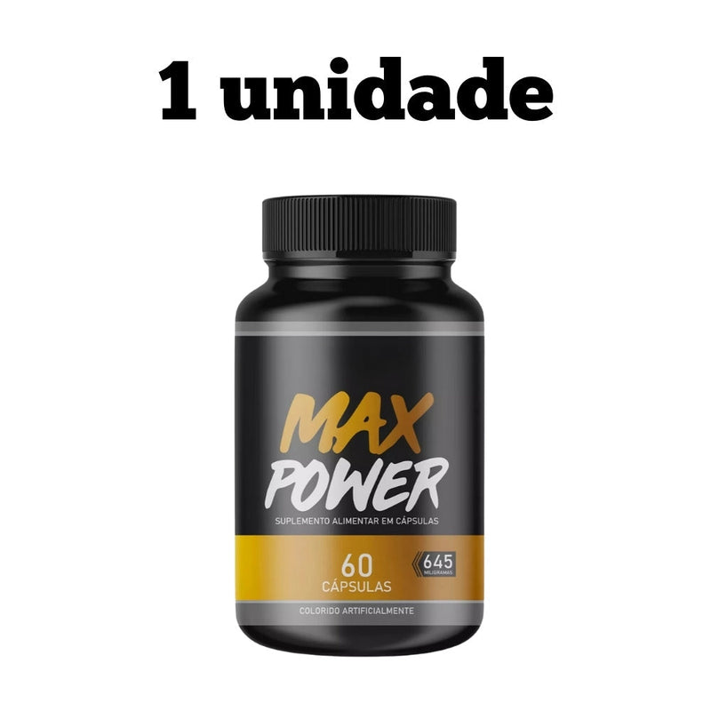 Max Power Original 60cp - Suplemento Natural! - Promoção Exclusiva + Frete Grátis