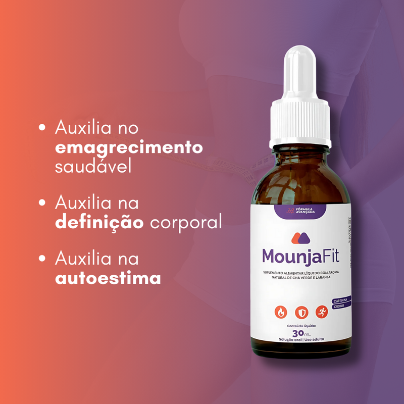 Mounjafit Original 30ml - Suplemento Natural - Promoção Exclusiva + Frete Grátis