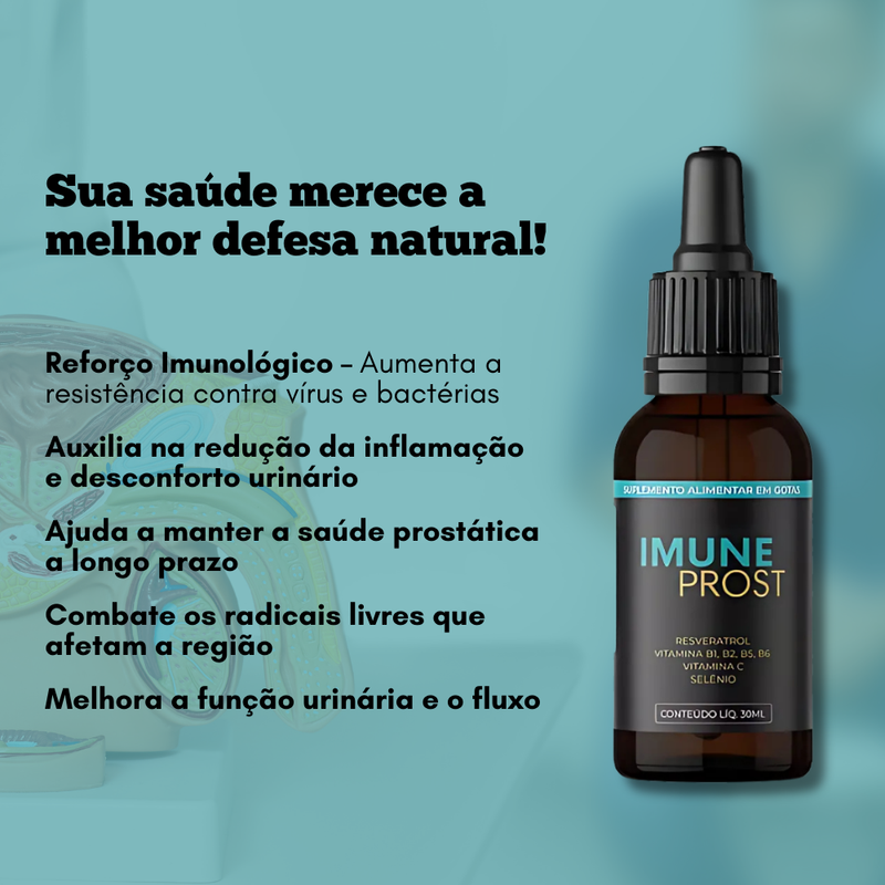 Imune Prost Original 30ml - Suplemento Natural - Promoção Exclusiva + Frete Grátis