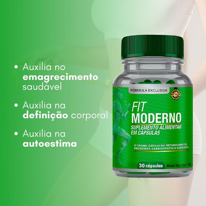 Fit Moderno Original 60cp - Suplemento Natural - Promoção Exclusiva + Frete Grátis