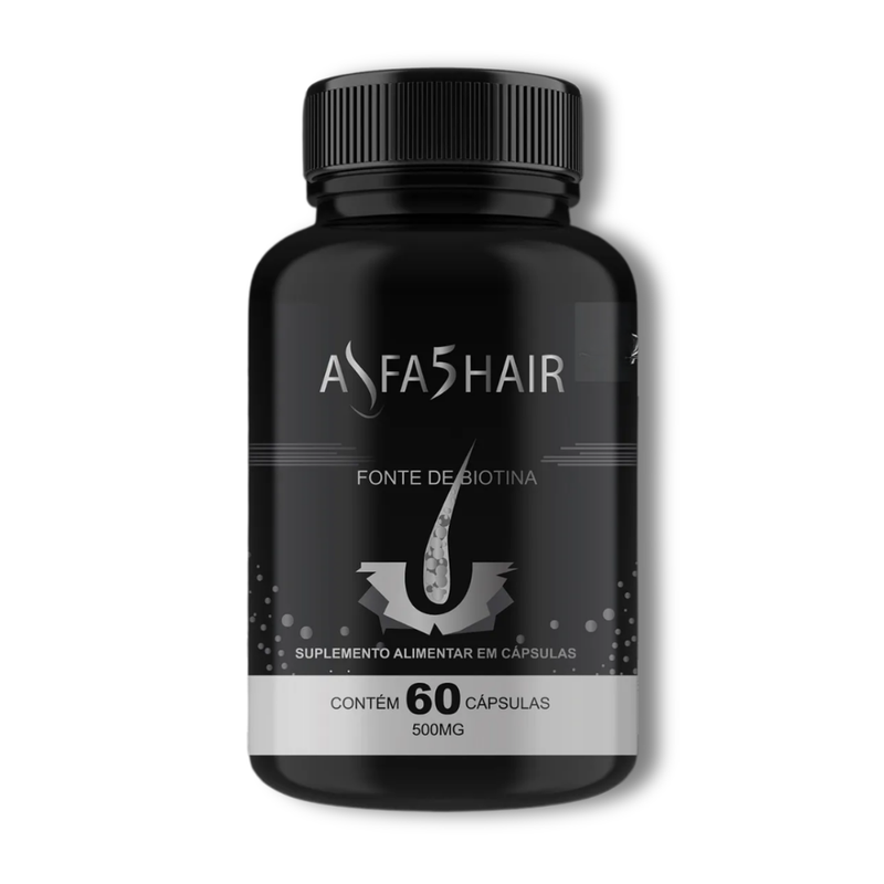 Alfa 5 Hair Original 60cp - Suplemento Natural - Promoção Exclusiva + Frete Grátis