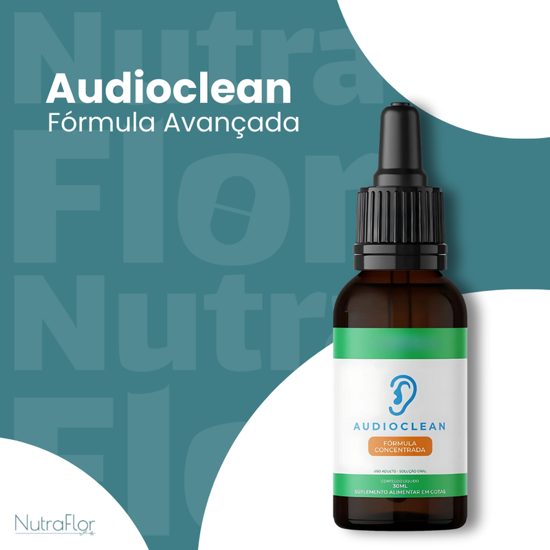AudioClean Original 30ml - Suplemento Natural - Promoção Exclusiva + Frete Grátis