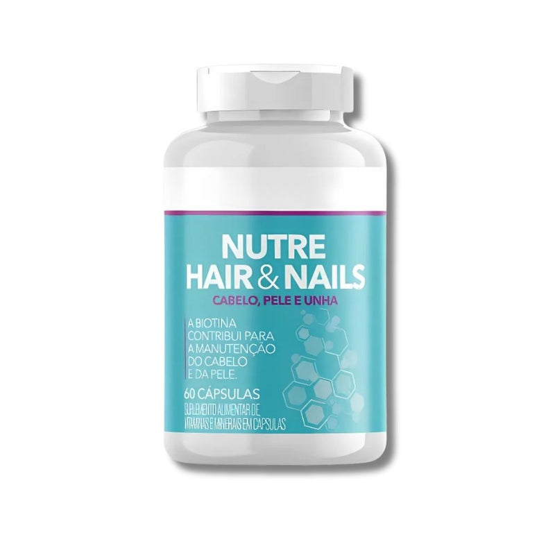 Nutre Hair & Nails 60cp - Suplemento Natural - Promoção Exclusiva + Frete Grátis