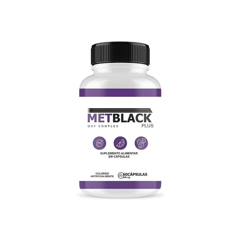 Met Black Original 60cp - Suplemento Natural - Promoção Exclusiva + Frete Grátis