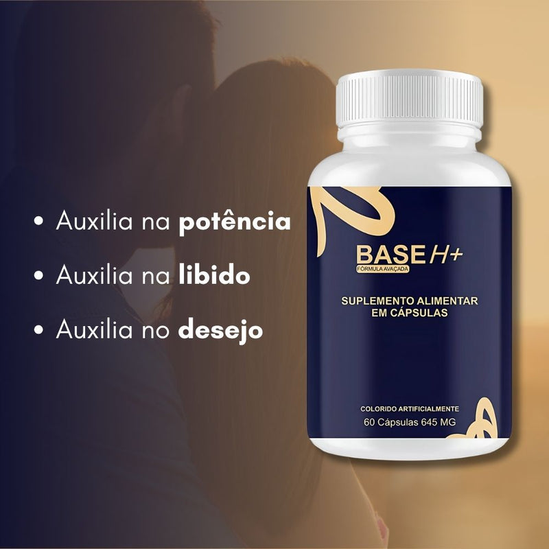 Base H+ Original 60cp - Suplemento Natural - Promoção Exclusiva + Frete Grátis