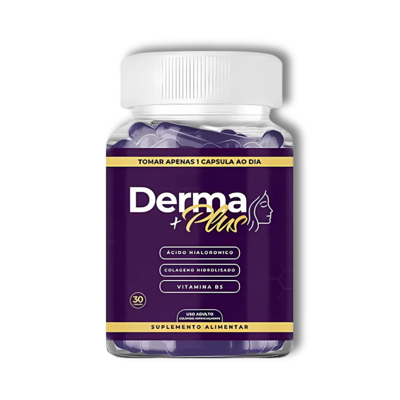 Derma Plus Original 30cp - Suplemento Natural - Promoção Exclusiva + Frete Grátis