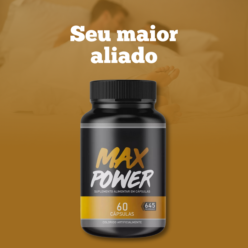 Max Power Original 60cp - Suplemento Natural! - Promoção Exclusiva + Frete Grátis