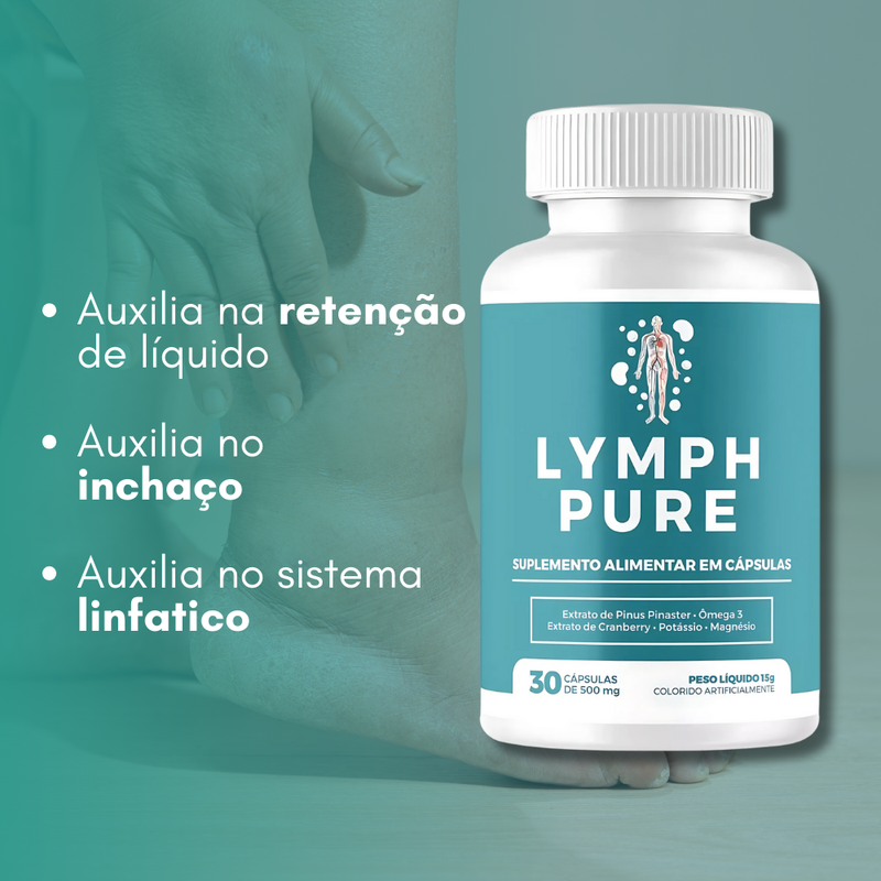 Lymph Pure Original 60cp - Suplemento Natural - Promoção Exclusiva + Frete Grátis