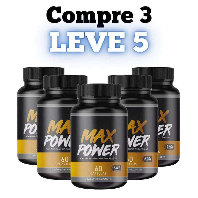 Max Power Original 60cp - Suplemento Natural! - Promoção Exclusiva + Frete Grátis
