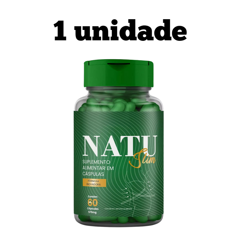 Natu Slim 60cp - A Solução Para Gordura Localizada - Promoção Exclusiva + Frete Grátis