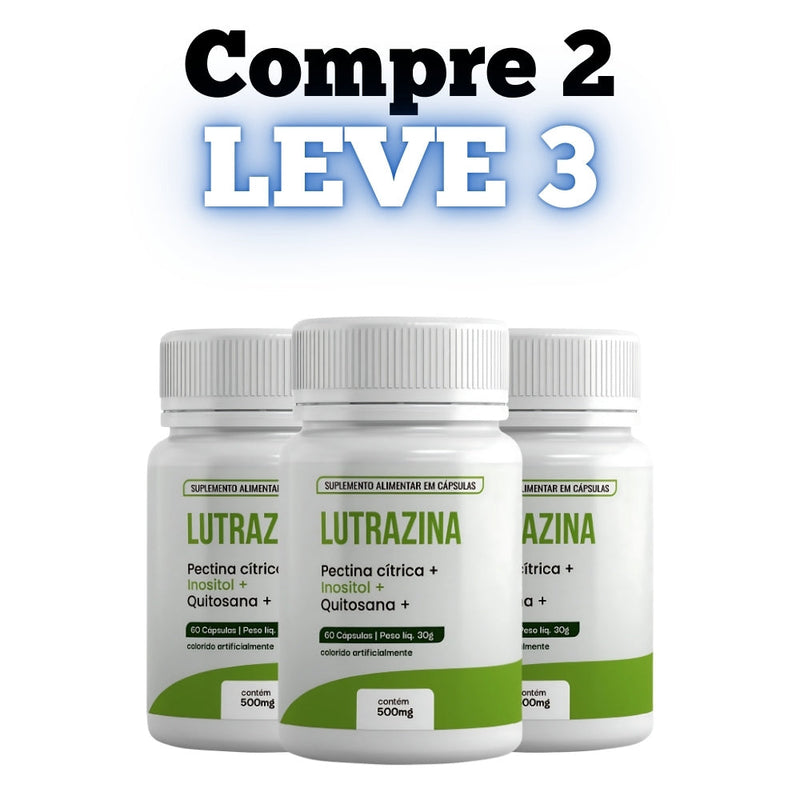 Lutrazina Original 60cp - Suplemento Natural! - Promoção Exclusiva + Frete Grátis