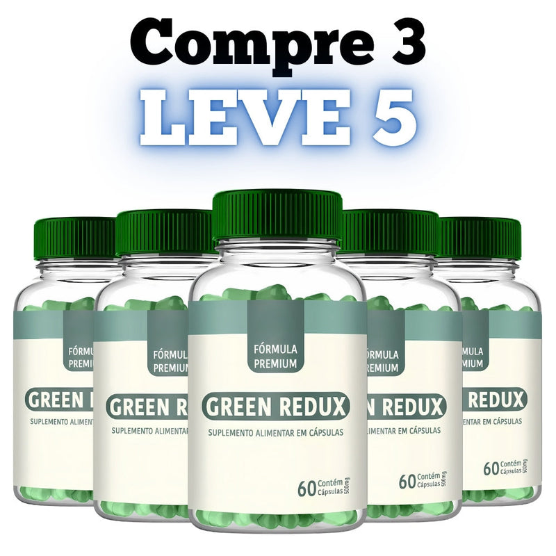 Green Redux Original 60cp - A Solução Para Perda de Peso! - Promoção Exclusiva + Frete Grátis