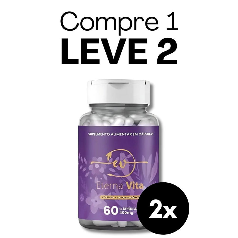 Eterna Vita 60cp- Suplemento Natural - Promoção Exclusiva + Frete Grátis