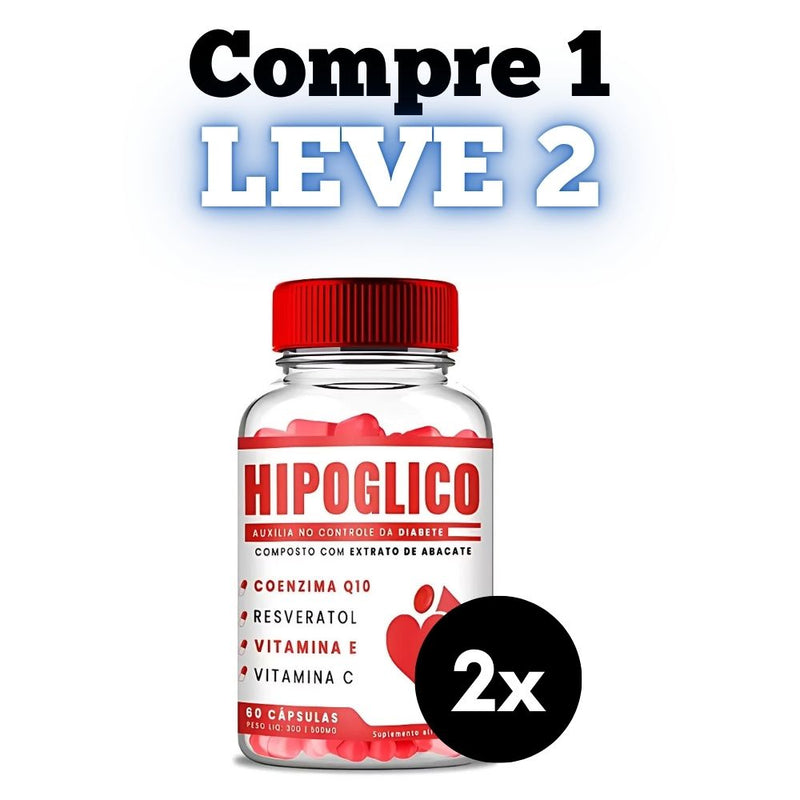 Hipoglico Original 30cp - Suplemento Natural! - Promoção Exclusiva + Frete Grátis