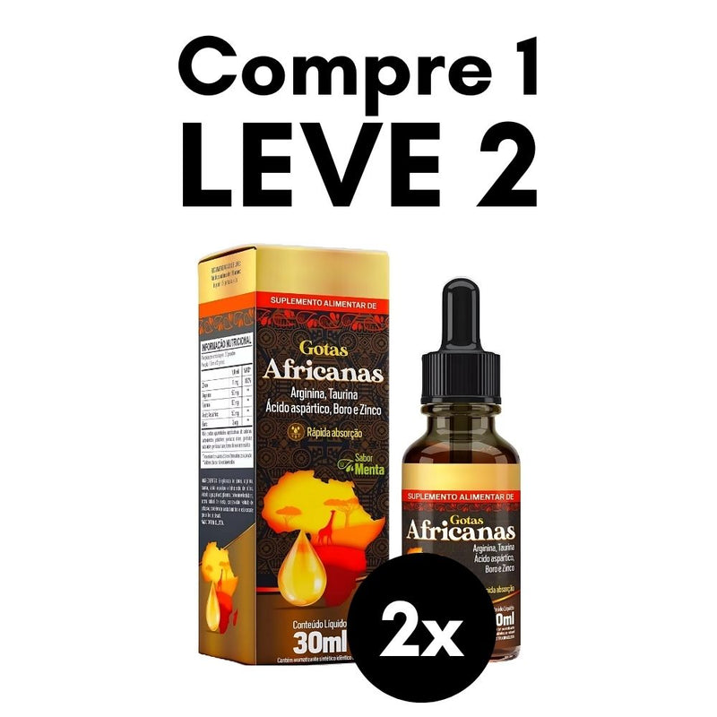 Gotas Africanas Original 30ml - Suplemento Natural - Promoção Exclusiva + Frete Grátis