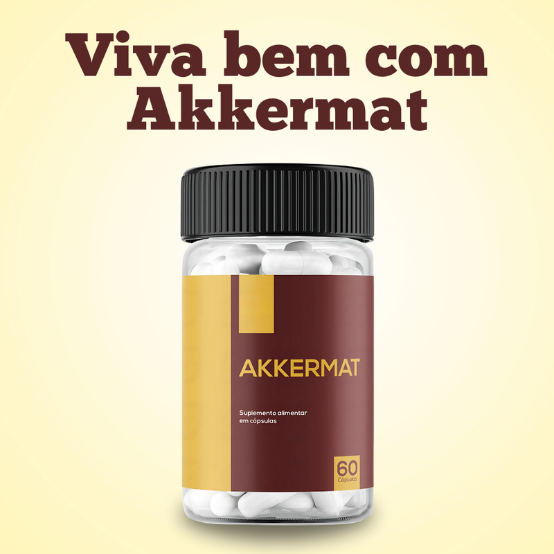 Akkermat Original 60cp - Suplemento Natural - Promoção Exclusiva + Frete Grátis