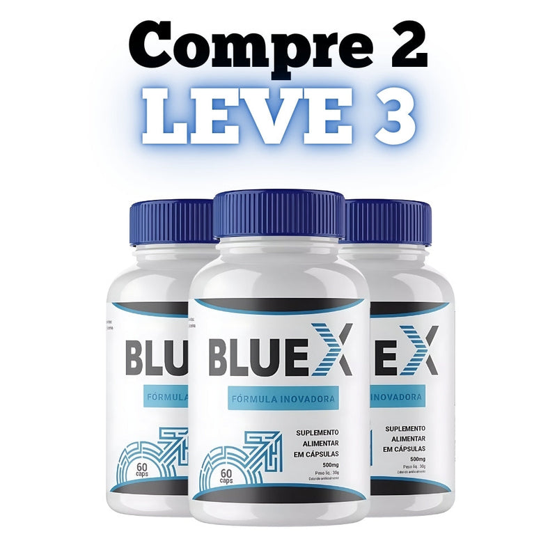 BlueX Original 60cp - Aumente sua Performance! - Promoção Exclusiva + Frete Grátis