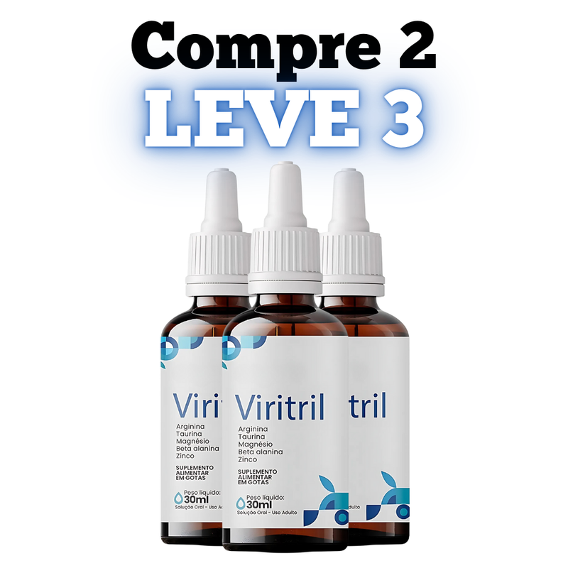 Viritril Original 30ml - Suplemento Natural! - Promoção Oficial com Frete Grátis