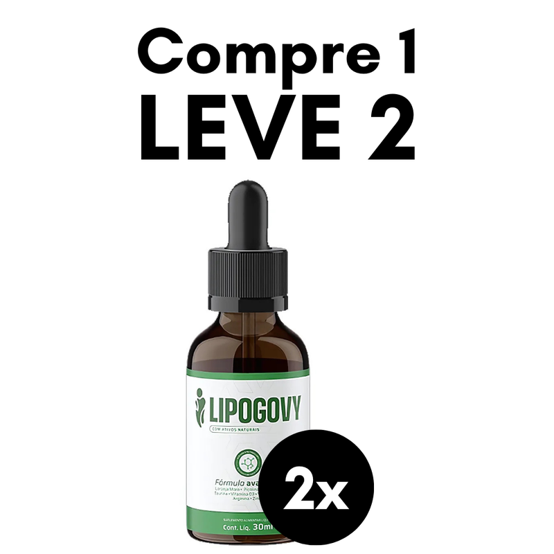 Lipogovy Original 30ml - Suplemento Natural - Promoção Exclusiva + Frete Grátis