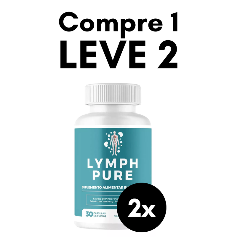 Lymph Pure Original 60cp - Suplemento Natural - Promoção Exclusiva + Frete Grátis