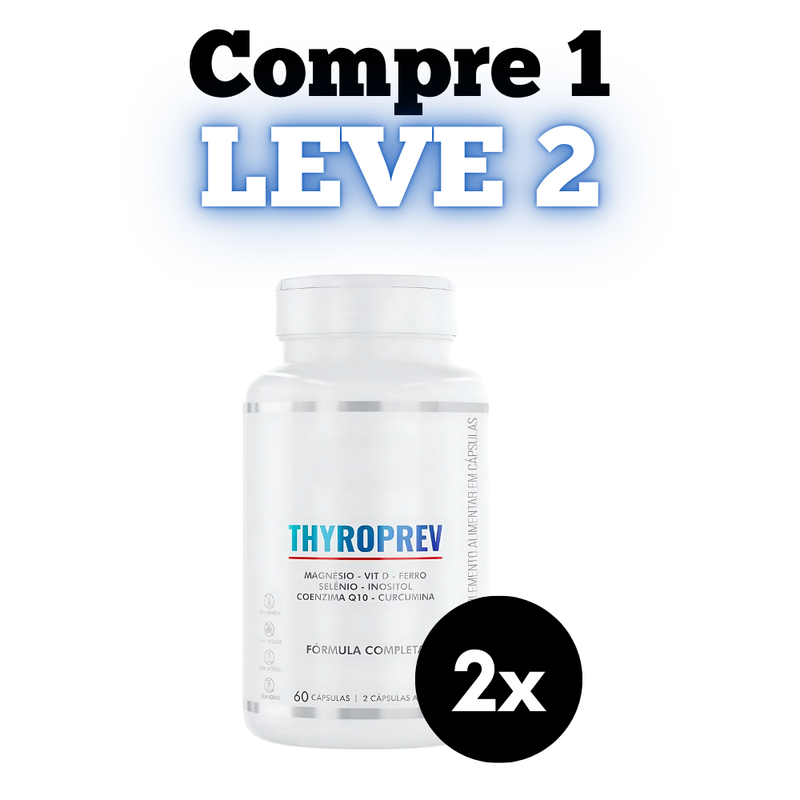 Thyroprev Original 60cp - Suplemento Natural - Promoção Exclusiva + Frete Grátis