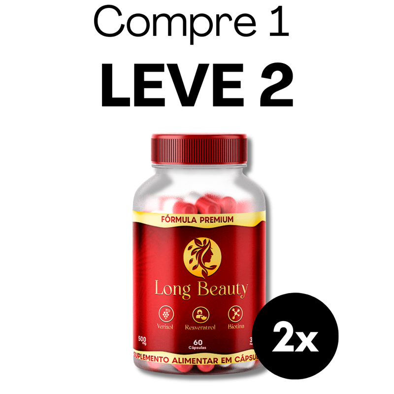 Long Beauty Original 60cp - Suplemento Natural - Promoção Exclusiva + Frete Grátis