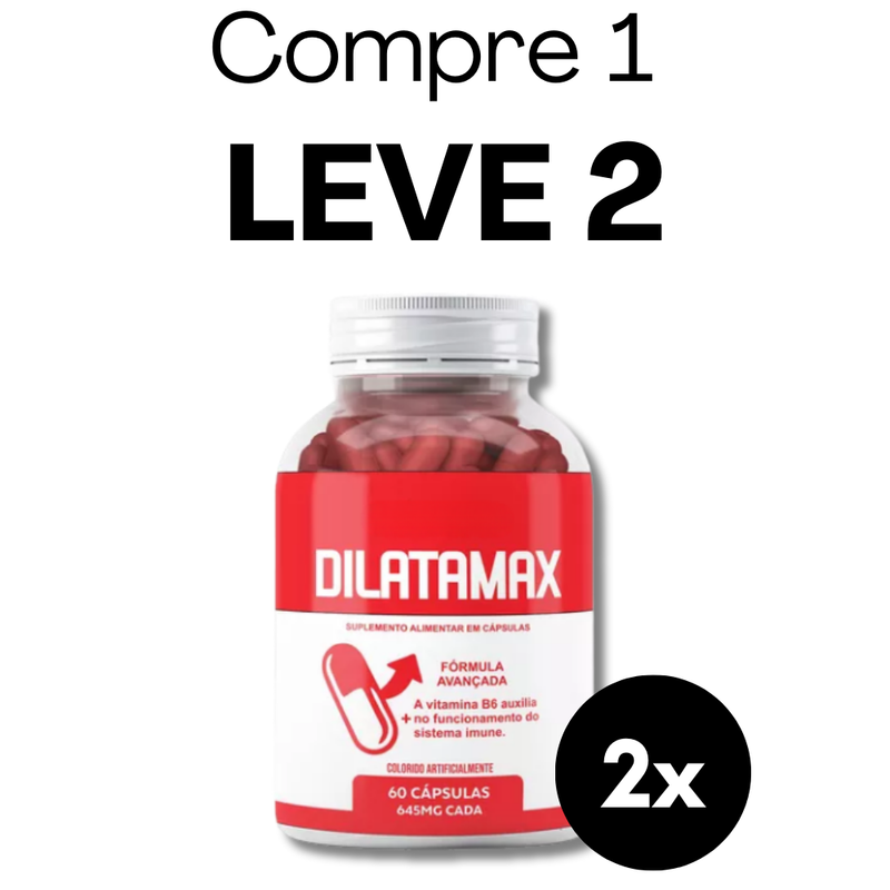 Dilatamax Original 60cp - Suplemento Natural - Promoção Exclusiva + Frete Grátis