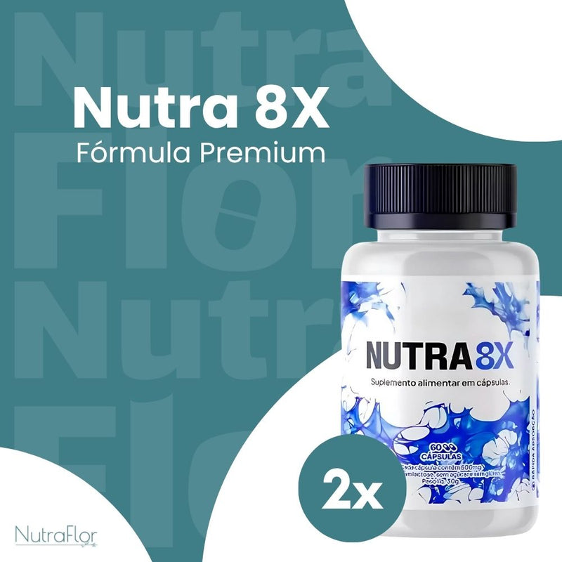 Nutra 8X Original 60cp - Suplemento Natural - Promoção Exclusiva + Frete Grátis