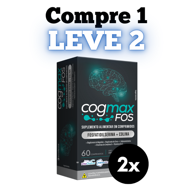 Cogmax FOS Original 60cp - Suplemento Natural - Promoção Exclusiva + Frete Grátis