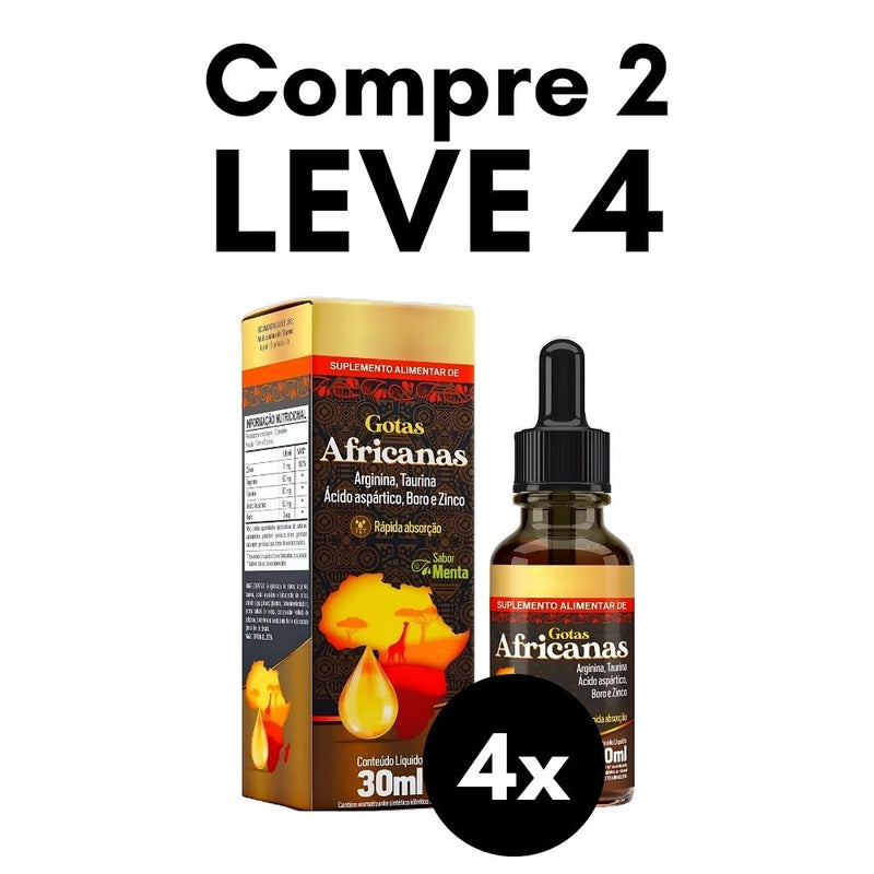 Gotas Africanas Original 30ml - Suplemento Natural - Promoção Exclusiva + Frete Grátis