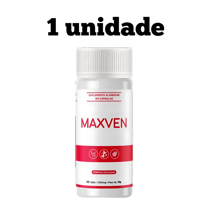 Maxven Original 30cp - Acabe Com as Varizes e Não Sinta Mais Vergonha - Promoção Exclusiva + Frete Grátis