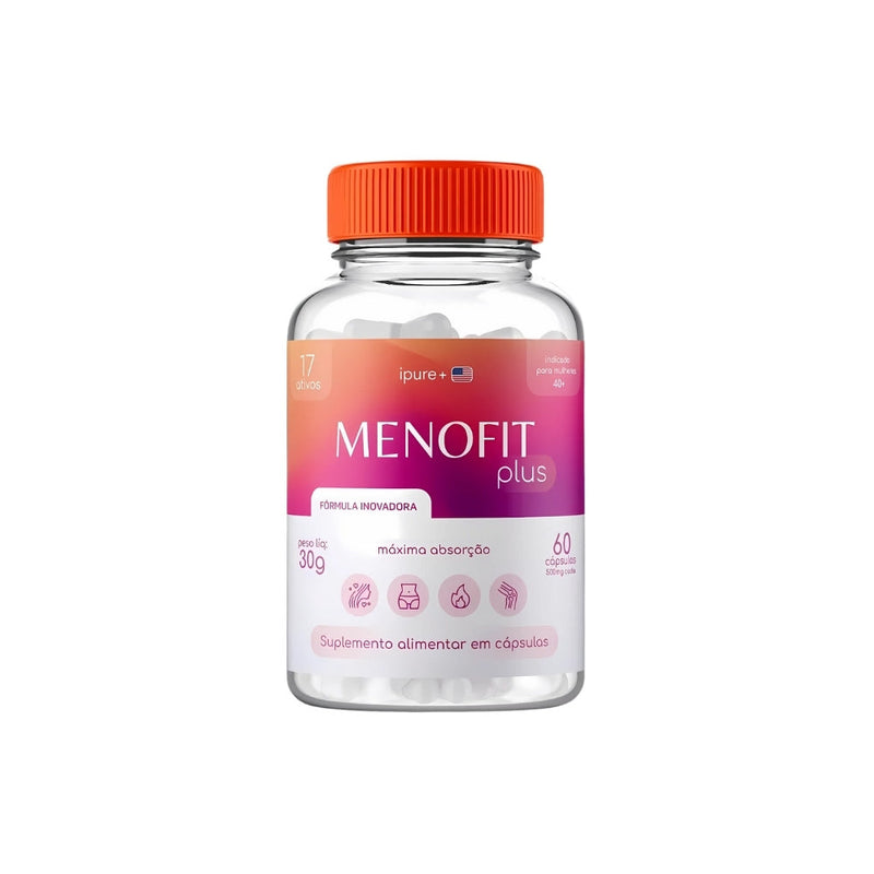 Menofit Plus Original 60cp - Diga Adeus à Menopausa - Promoção Exclusiva + Frete Grátis