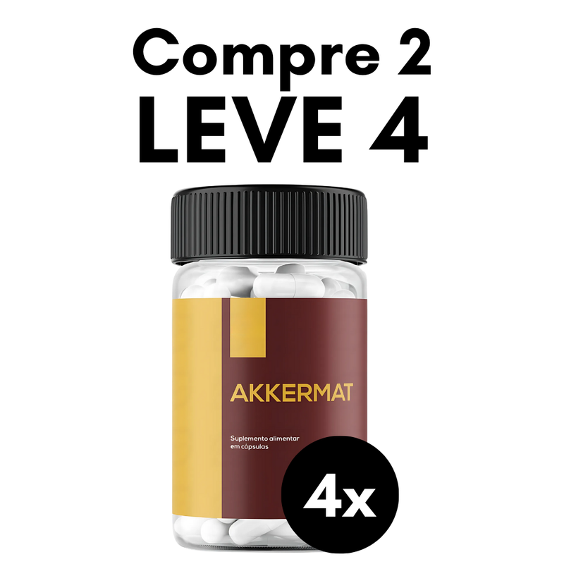 Akkermat Original 60cp - Suplemento Natural - Promoção Exclusiva + Frete Grátis