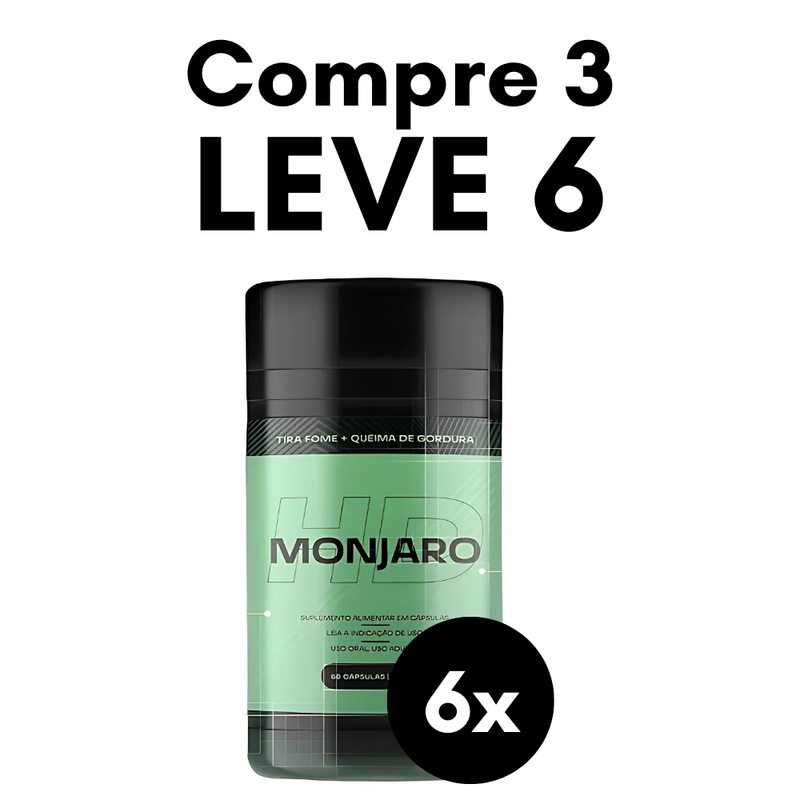 Monjaro Original 60cp - Suplemento Natural - Promoção Exclusiva + Frete Grátis