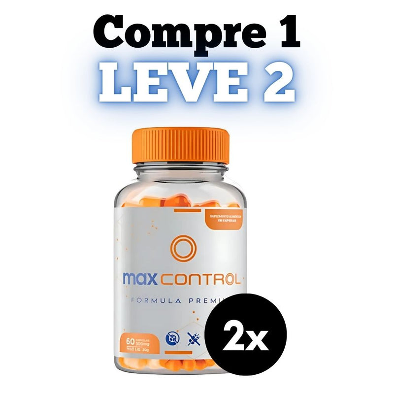 Max Control Original 60cp - Suplemento Natural! - Promoção Exclusiva + Frete Grátis