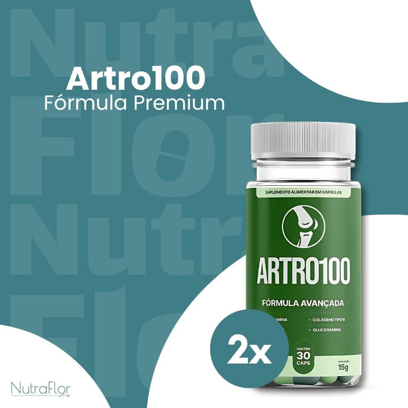 Artro100 Original 60cp - Suplemento Natural - Promoção Exclusiva + Frete Grátis