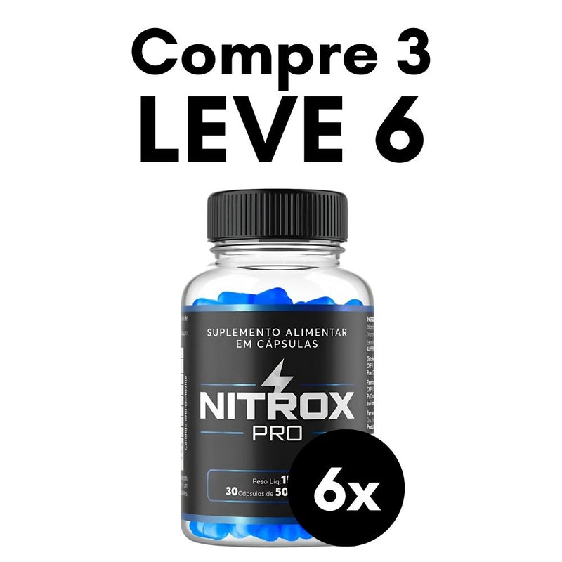 Nitrox PRO Original 60cp - Suplemento Natural - Promoção Exclusiva + Frete Grátis