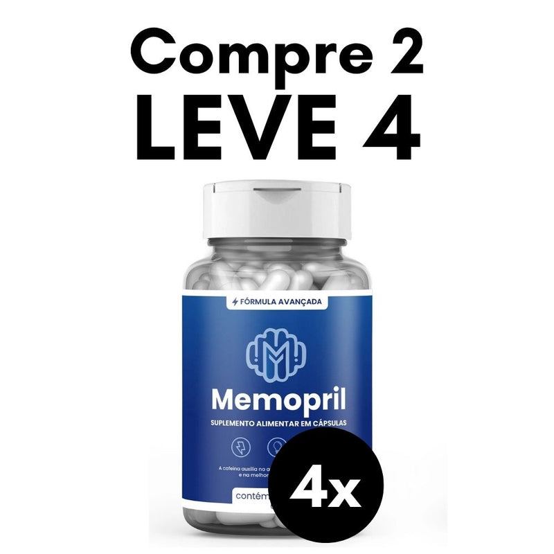 Memopril Original 60cp - Suplemento Natural - Promoção Exclusiva + Frete Grátis