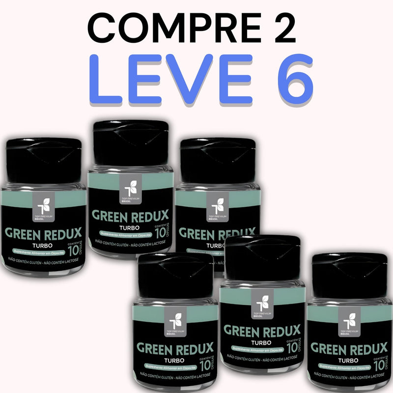 Green Redux Turbo Original 10cp - A Solução Para Secar De Vez - Promoção Exclusiva + Frete Grátis