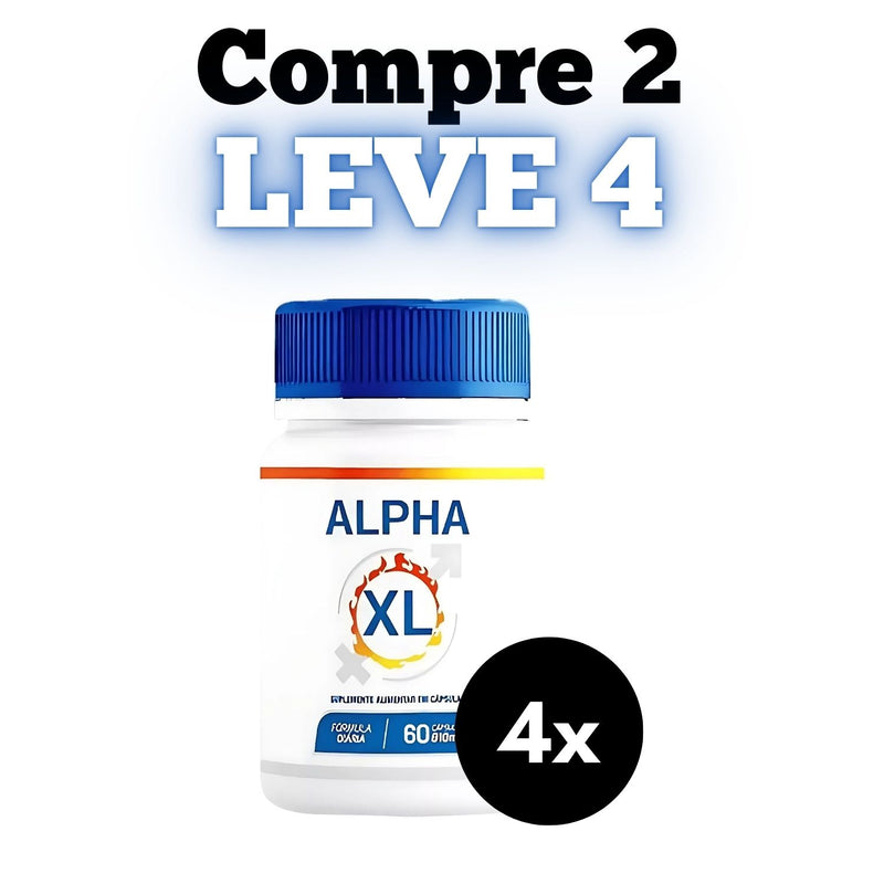 Alpha XL Original 60cp - Suplemento Natural - Promoção Oficial com Frete Grátis